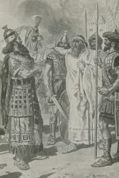 Croesus Stands in the Shadow of Death